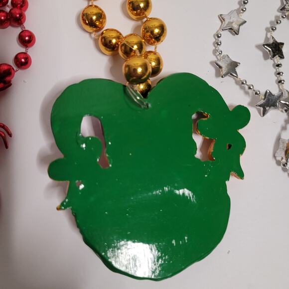 Mardi Gras Beads with Jester & Crawfish Pendants - Picture 8 of 8